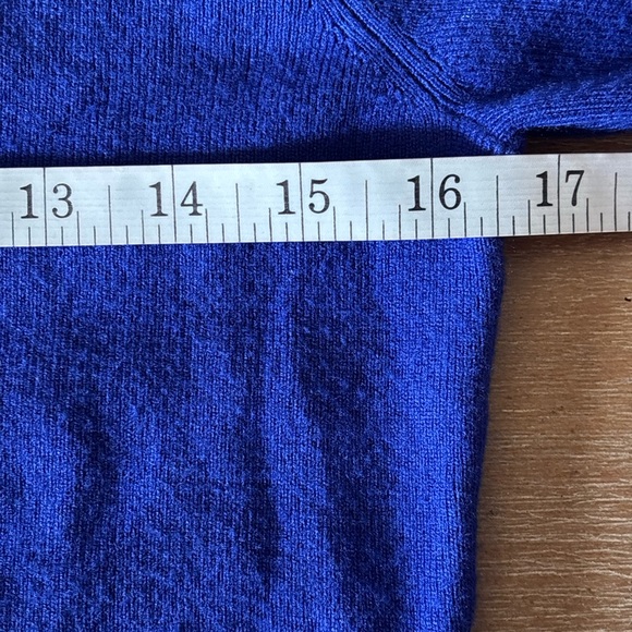 Lovers + Friends Electric Blue Ribbed Knit Turtleneck Sweater Dress, Sz XL NWT - Picture 12 of 12